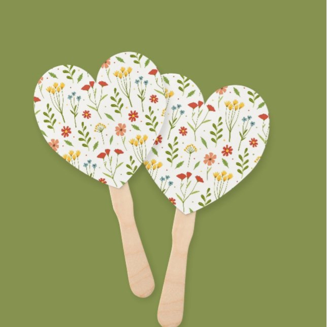Leque Hand Fan with Delicate Flowers -  EleganT (Criador carregado)