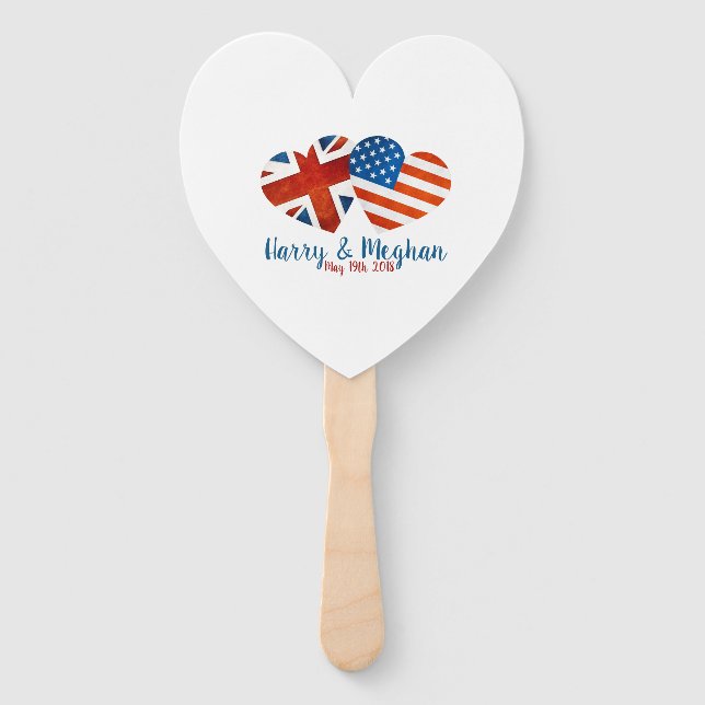 Leque Harry & Meghan Wedding, 19 de maio de 2018 (Frente)