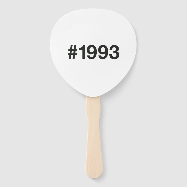 Leque Hashtag 32 Aniversário de Aniversário do Aniversár (Frente)