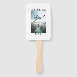 Leque He asked she said yes engagement photo name stylis