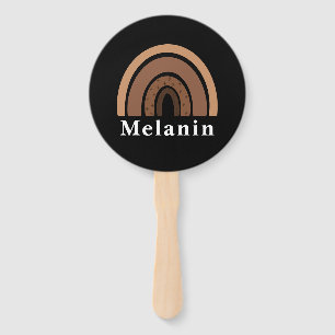 Leque História Negra Afro-Americana Mês de Melanina