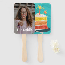 Hooray Personalizado É Seu Rostos De Ventilador De