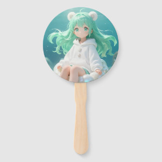 Leque Hortelã Aquático: Garota Kawaii Submarina & Brilho