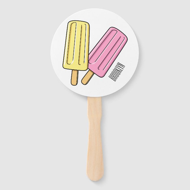 Leque Ice pop cartoon (Frente)