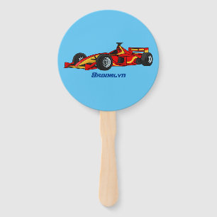 Leque Ilustração de desenho animado de carros de alta ve