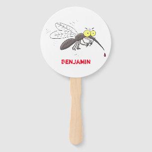 Leque Imagem de desenho animado de insetos mosquitos eng
