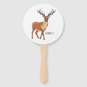 Leque Imagem de desenho de Reindeer
