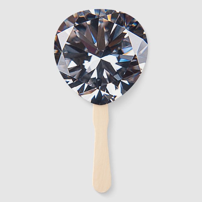 Leque Imagem de Gem de Diamante Elegante Facultada (Frente)