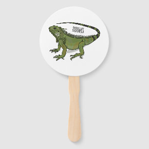 Leque Imagem do desenho de Iguana
