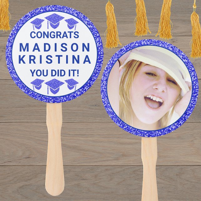 Leque Imagem Elegante Simples do Boné de Glam Marinho (Criador carregado)