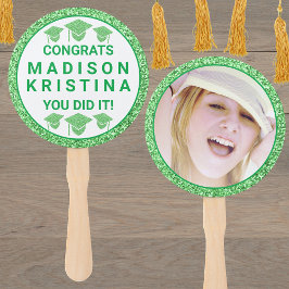 Leque Imagem Elegante Simples do Boné Verde Glam Formand