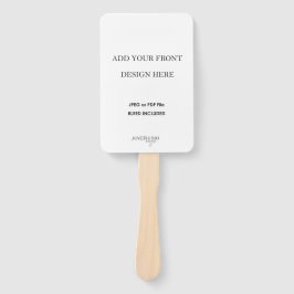 Leque Impressão do Programa de Ventilador de Casamento D