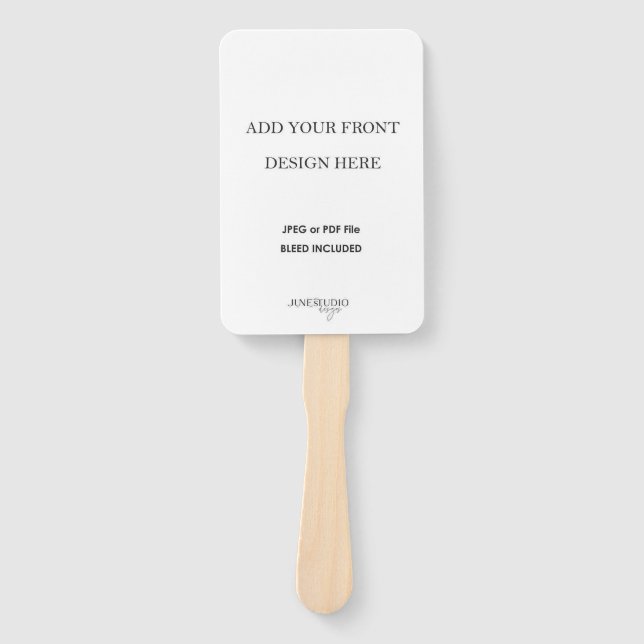 Leque Impressão do Programa de Ventilador de Casamento D (Frente)