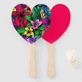 Leque Impressão havaiano