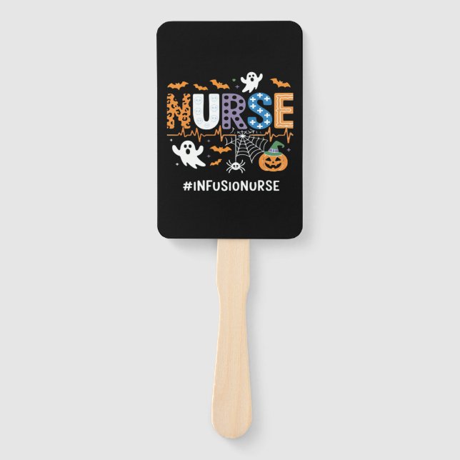 Leque Infusion Nurse Nursing Stethoscope Halloween Essen (Frente)