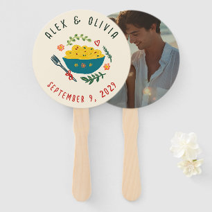 Leque Isso É Comida Italiana Amore CASAMENTO Personaliza