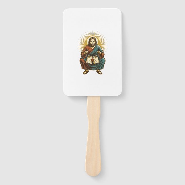 Leque Jesus Ajustando Cueca Incomoda no Meio da Agachada (Frente)