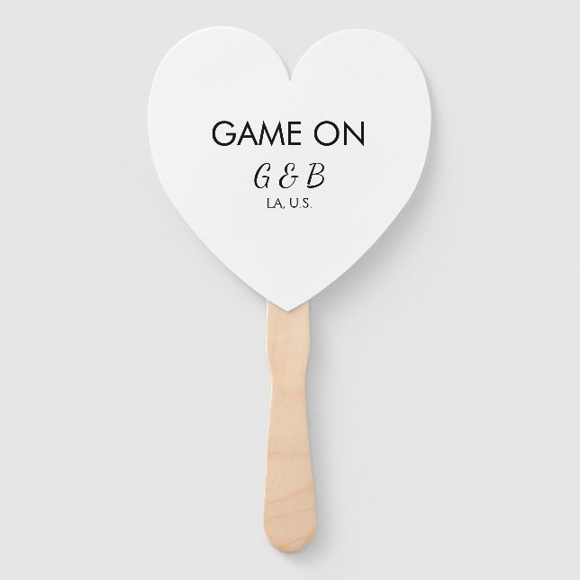 Leque Jogo para adicionar nome do casal localidade da fe (Frente)