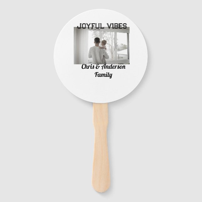 Leque Joyful Vibes pai filho da família Natal p (Frente)