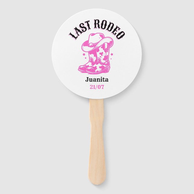Leque last rodeo bachelorette party (Frente)