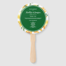 Leque Lemon italiano La Dolce Vita Casamento Conjunto de