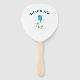 Leque :Leque em Formato de Raquete