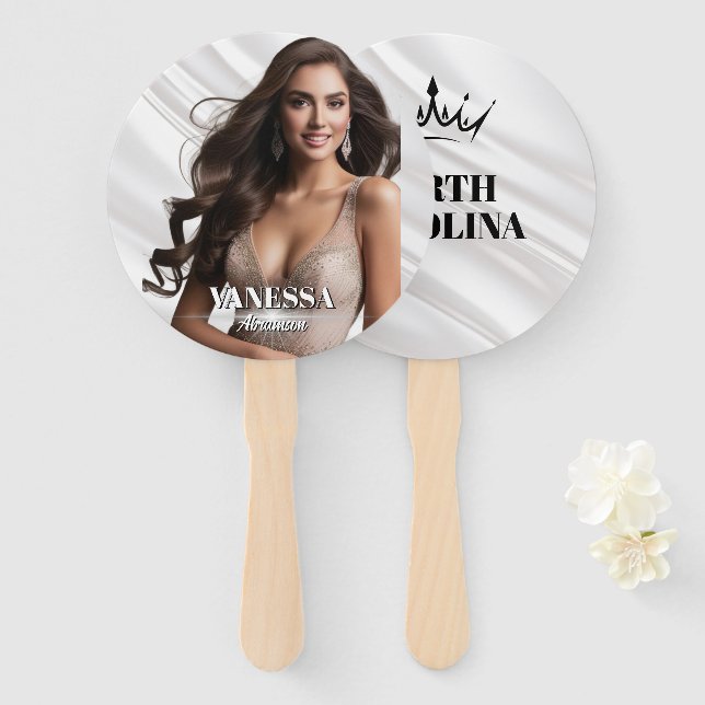 Leque Leve Elegância Ventoinhas de Paddle para Concurso (Frente e Verso)