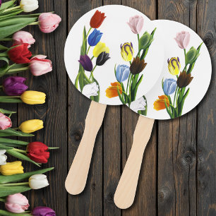 Leque LGBTQ mais Flores de Tulipas