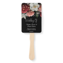 Luzes de corda flórica russa Burgundy