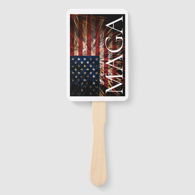 Leque MAGA Patriot American Flag (Frente)