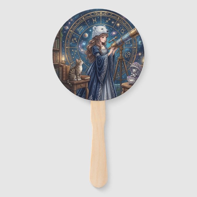 Leque Magia Celestial: Suprimentos para Festa de Anime E (Frente)