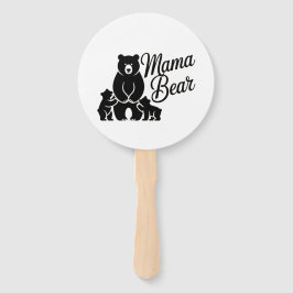 Leque Mama Bear with Cubs Cute Family Bear