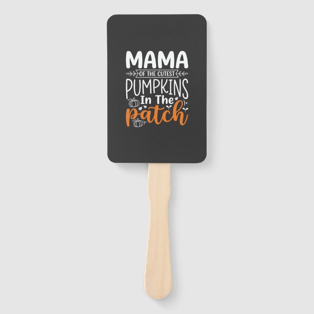 Leque Mama Pumpkins Patch Design de Halloween_1 (Frente)
