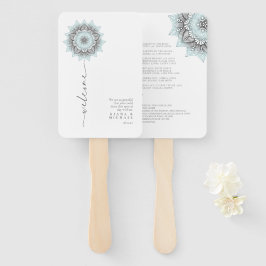 Leque Mandala Lace Rev Wedding Lt. Blue ID968