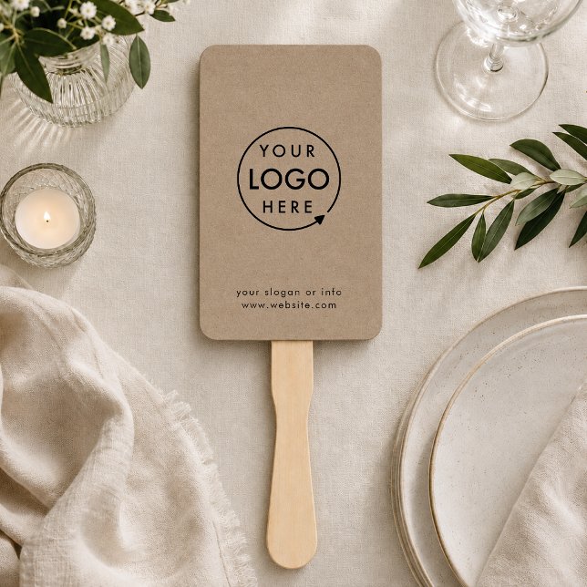 Leque Manual | Remos de Evento Rústicos DIY com Lo (Personalized paddle fans guests can use at ceremonies, galas, conferences, and warm venues)