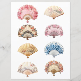 Leque Mão Rococó Recortado