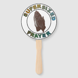 Leque Mãos de oração da América Latina superdimensionada