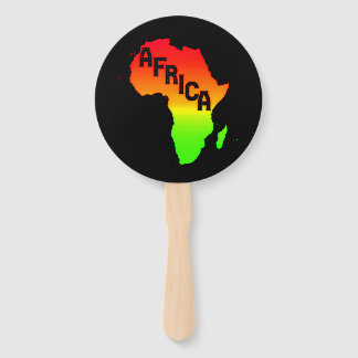 Leque Mapa do Continente Africano