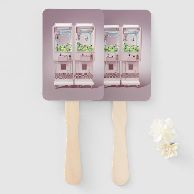 Leque Máquina de velas (Frente e Verso)