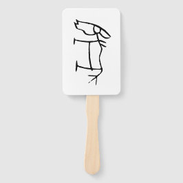 Leque Maravilhoso chinês Zodiac-Horse-#001-