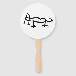 Leque Maravilhoso Chinês Zodíaco-Tiger-