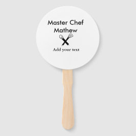 Leque Master chef cozinha padaria cozinheira adiciona te