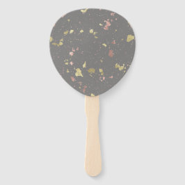 Leque Matar as Cinzas Douradas e Rosa Douradas dos Floco