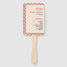 Leque Meio século Retro Wedding