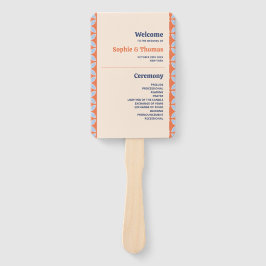 Leque Meio século Retro Wedding