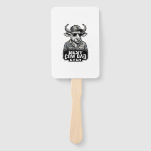 Leque Melhor Pai Vaca de Todos os Tempos Design de Gravu