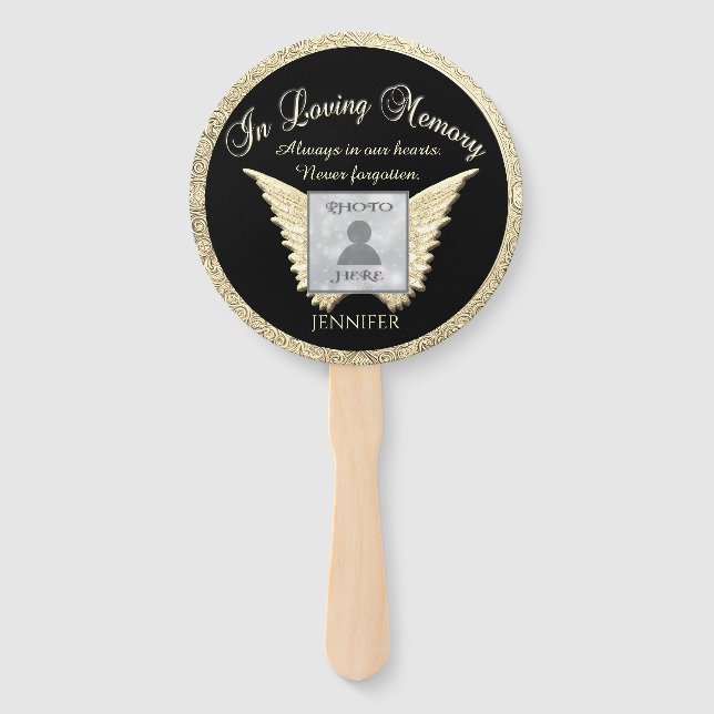 Leque Memorial Personalizado (Frente)