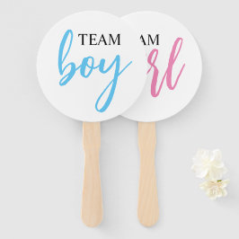 Leque Menino ou Menina Sinal de Fãs de Festas