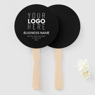 Leque Modelo Promocional Simples para o Logotipo da sua