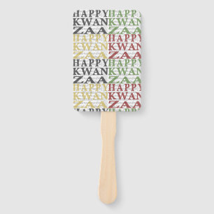 Leque Modern Happy Kwanzaa